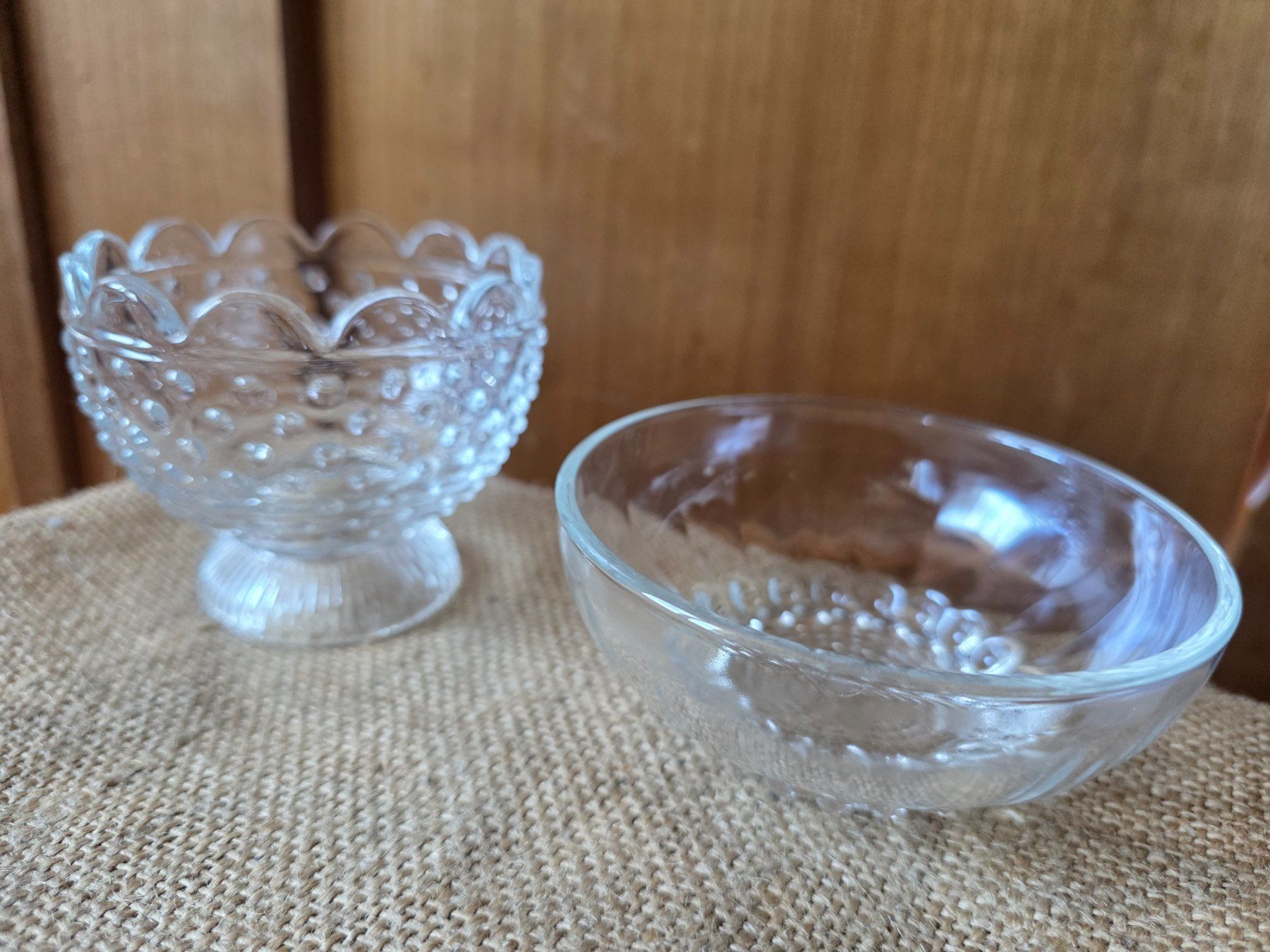 Ciotole: 2 Glas Schalen Schüssel Schale – Usato da Walterswil BE venduto da Lonitti