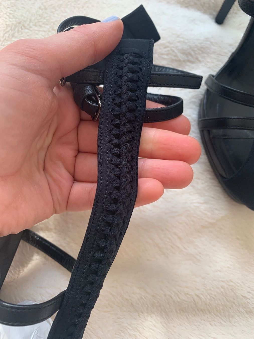 Scarpe da donna: Phillip Lim 3.1 neoprene leather sandals – Usato da Zug venduto da Nat.yushkevich 4