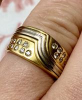Wunderschöner Goldring 750/ 18 Brillianten 0.27ct