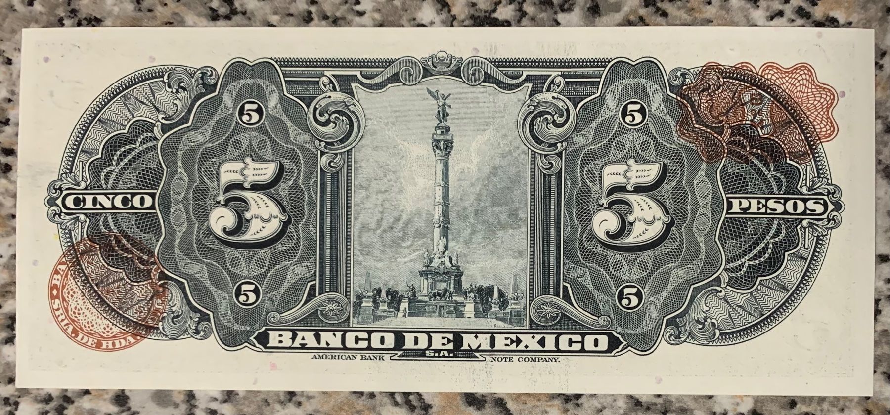 Banknoten: 5 Pesos Mexico 1957 UNC!!! – Neu (gemäss Beschreibung) aus Oberentfelden von NunoLouro 1
