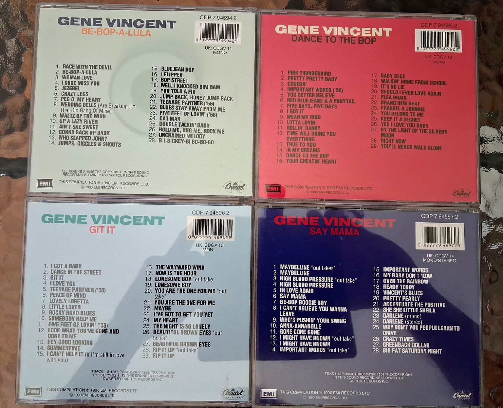 CD: 10 CD Set - Gene Vincent & Eddie Cochran - Rockabilly – Usato da Wilderswil venduto da Silverybrown 3