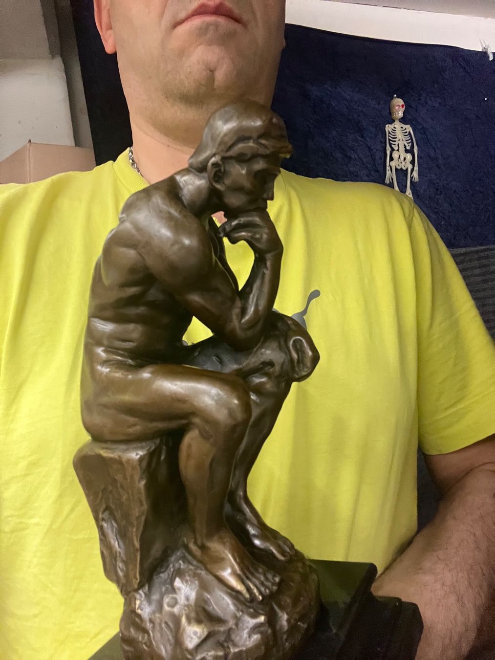 Sculture & Statue: Wunderschöne Bonze Figur "Der Denker" – Usato da Oberengstringen venduto da Cici7 8
