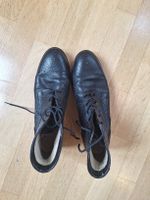 Clarks Leder Stiefeletten, Schwarz, Gr. 40