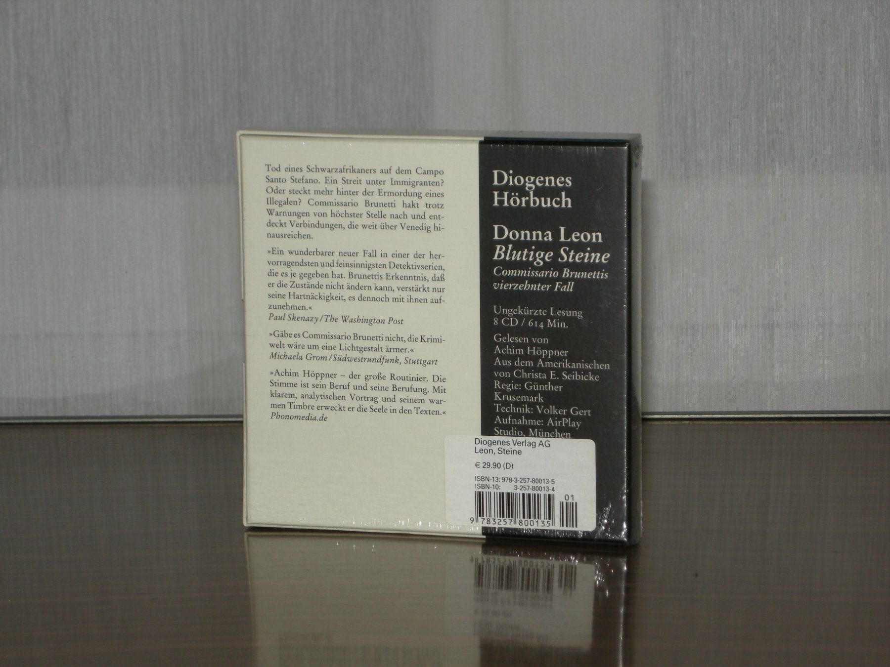 Hörbücher: Donna Leon - Brunetti Fall 14 - Hörbuch 8 Cd's / Neu – Neu und originalverpackt aus Aarau von Pearlz 1