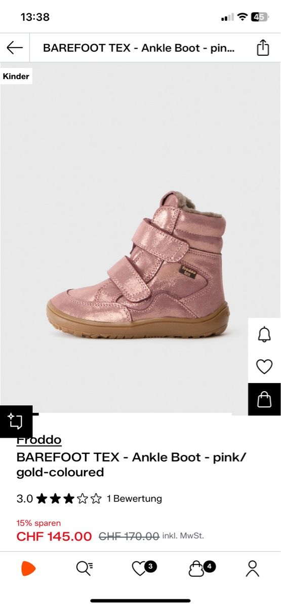 Froddo Scarpe per ragazze: Froddo Winterstiefel Gr. 32 – Usato da Münchenstein venduto da sommerverkauf12
