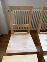 4 Holzstühle Ikea