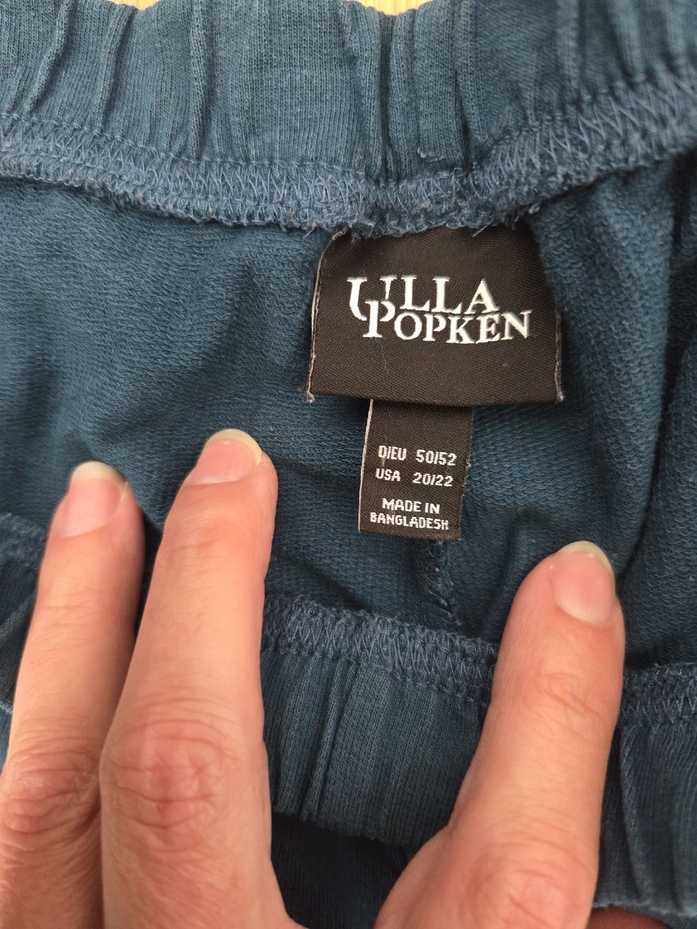 Pantaloni: Petrol farbene Stoff Hose Gr. 50/52 – Usato da Uhwiesen venduto da Szummer 1