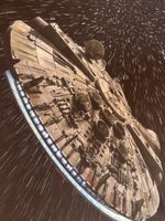 Star Wars Poster Milleniumfalke