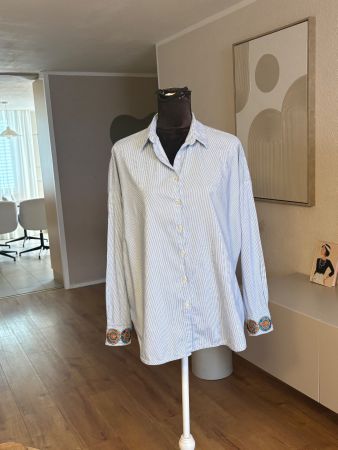 0039 Italy Bluse 100% Baumwolle