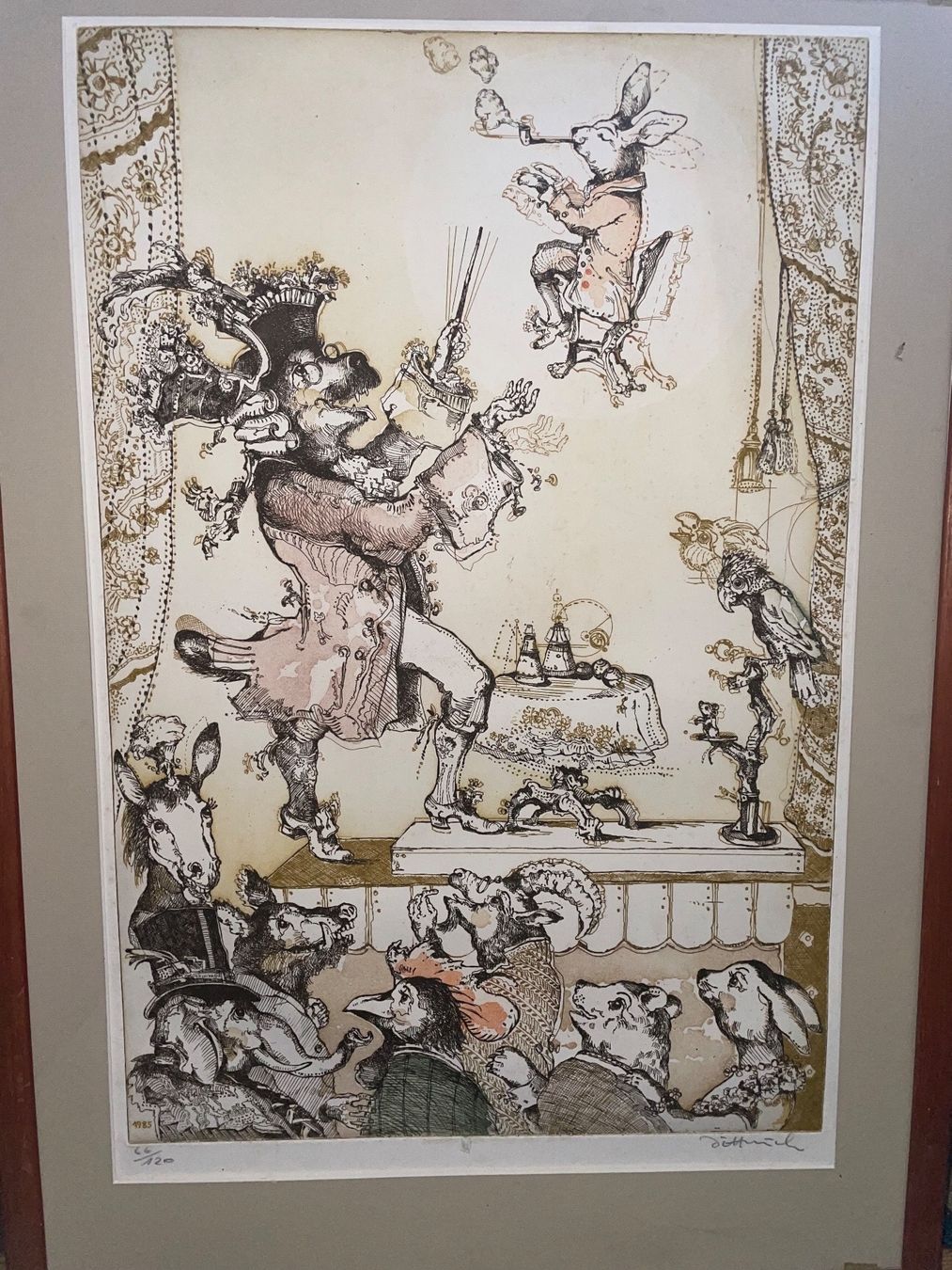 Grafica & Litografie: Lithographie von Dittrich 1985 – Usato da Cham venduto da Chramschopf
