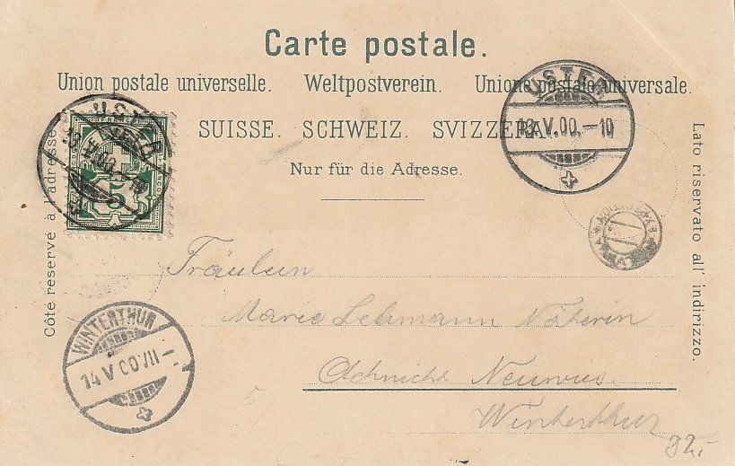 Grafiken & Lithographien: Top 3-Bild Litho Uster Verl. Künzli 1900 – Gebraucht aus Horgen von Wasser2 1