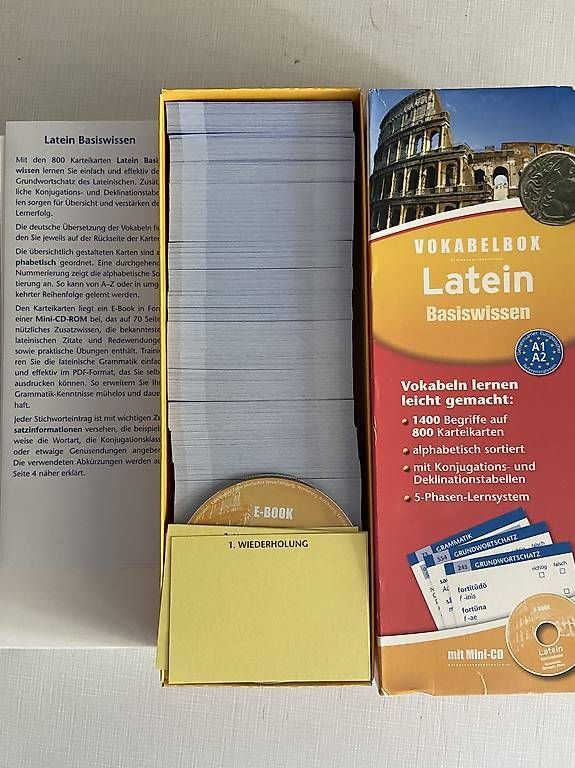 Libri: Vokabelbox Latein Lernkarten – Nuovo (secondo la descrizione) da Zürich venduto da ser_6jwp 1