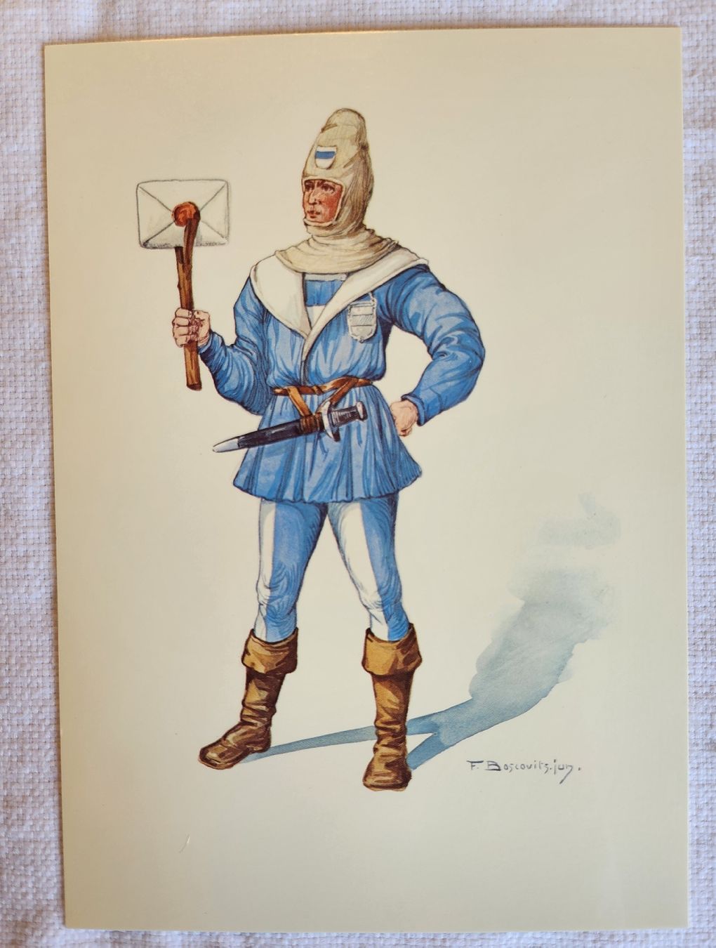 Cartoline postali: PTT Museum Bern Standesläufer 13 Alte Orte Postkarten - Set – Usato da Zürich venduto da BAENZERINO 5