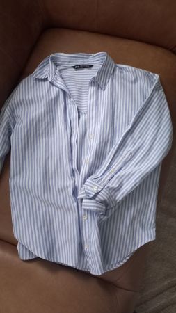 Hemd/Bluse blau/weiss gestreift xs