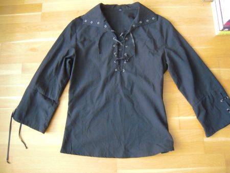 Schwarze Bluse Gr  S