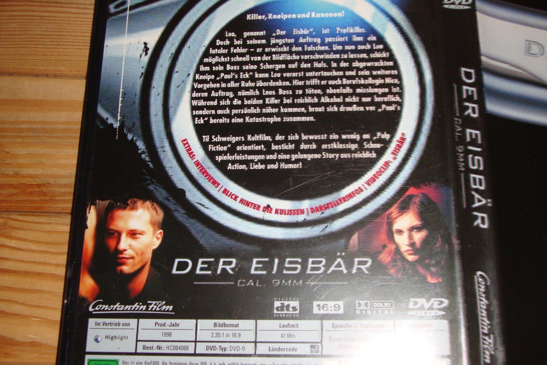 Tous les DVDs: DER EISBÄR - TIL SCHWEIGER - DVD – D'occasion à Bern par carola31 1
