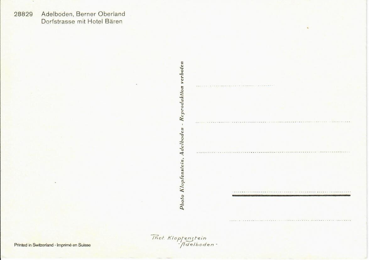 Cartoline postali: Adelboden – Usato da Hochdorf venduto da Ziegel-16 1