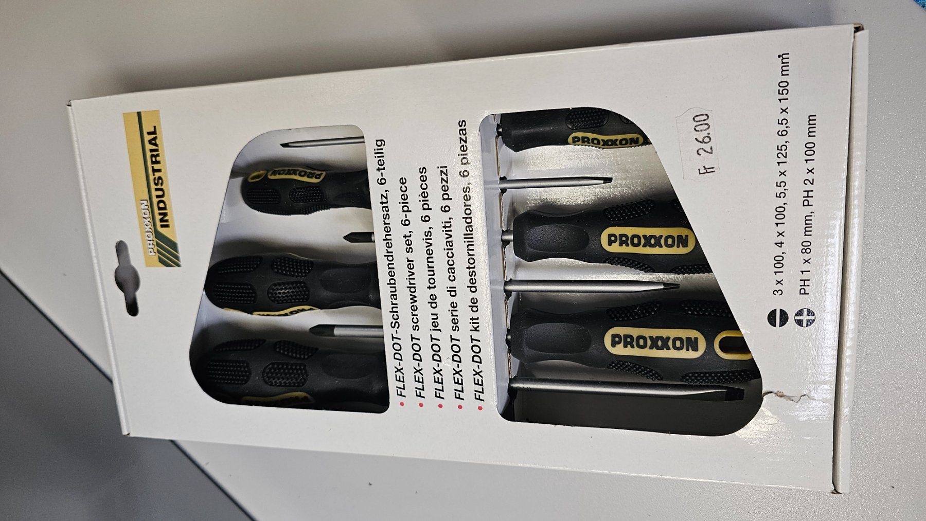 Proxxon Tutti gli attrezzi: Proxxon Schraubenzieher Schlitz und Phillips ab Fr. 1.- – Nuovo e nell'imballaggio originale da Koppigen venduto da Bracher_Mail-House 1