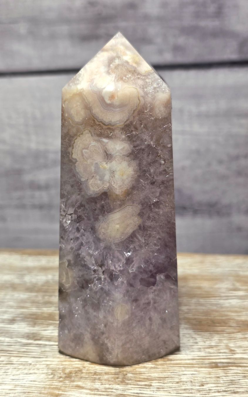 Minerali & Pietre curative: Pinker Amethyst Obelisk 385g – Nuovo e nell'imballaggio originale da Matzingen venduto da Shay_Crystalz 2