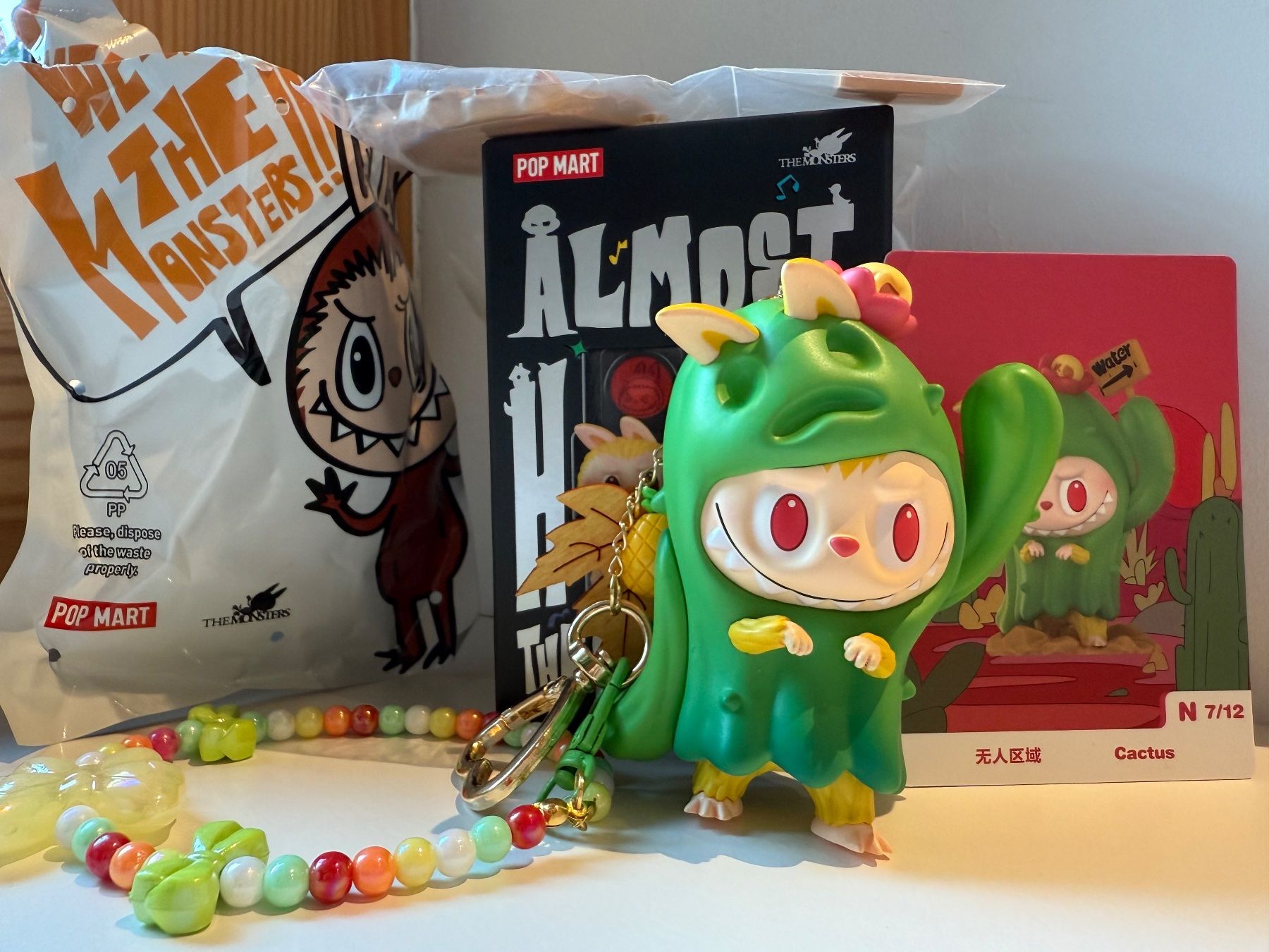 Portachiavi: Labubu  Hidden Monster Cactus Keychain – Nuovo (secondo la descrizione) da Airolo venduto da MomTheBraggerStudio 2
