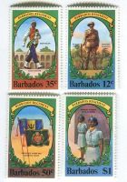 Briefmarken "Uniform". Barbados