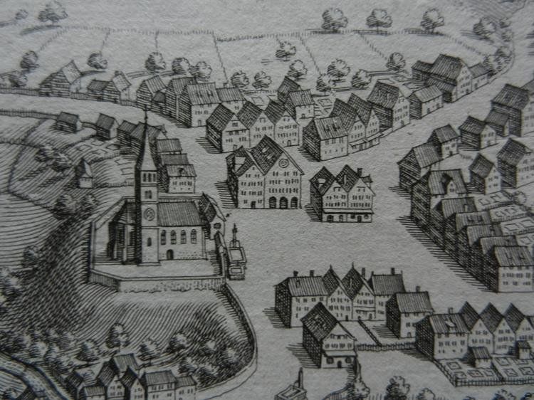 Incisioni: Appenzell Herisau von Merian – Usato da Risch venduto da Rischli15 9