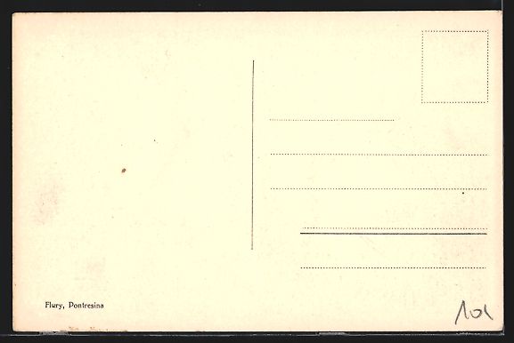 Cartes postales: AK Pontresina, Am Hotel Schweizerhof – D'occasion à Berlin par bartko-reher 1