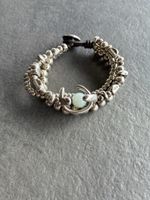 Armband UNOde50 Silber mit blauem Stein