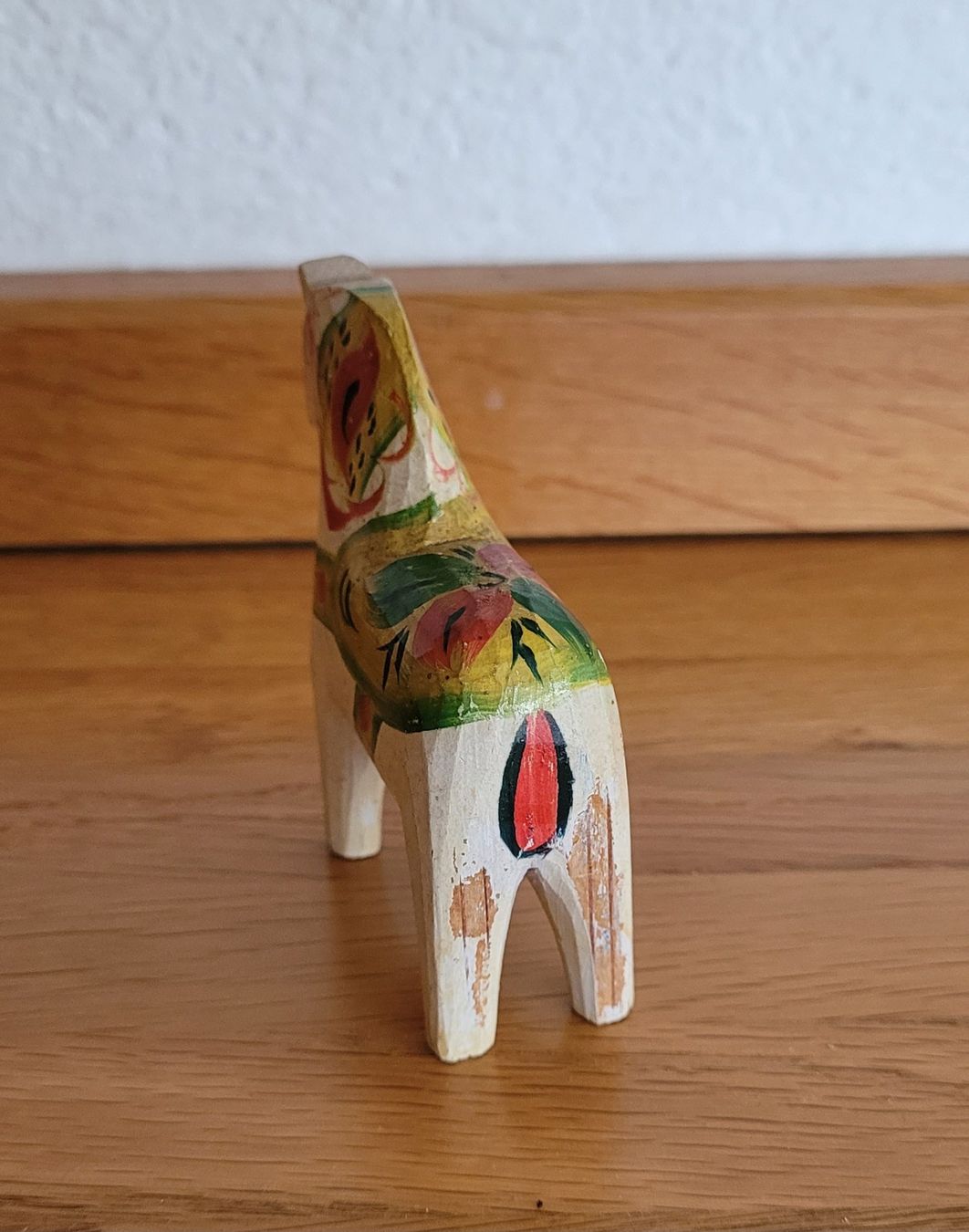 Statuette: Dala Pferd creme farbig ca. 7.5 cm hoch – Usato da Wetzikon ZH venduto da Zirben5 3