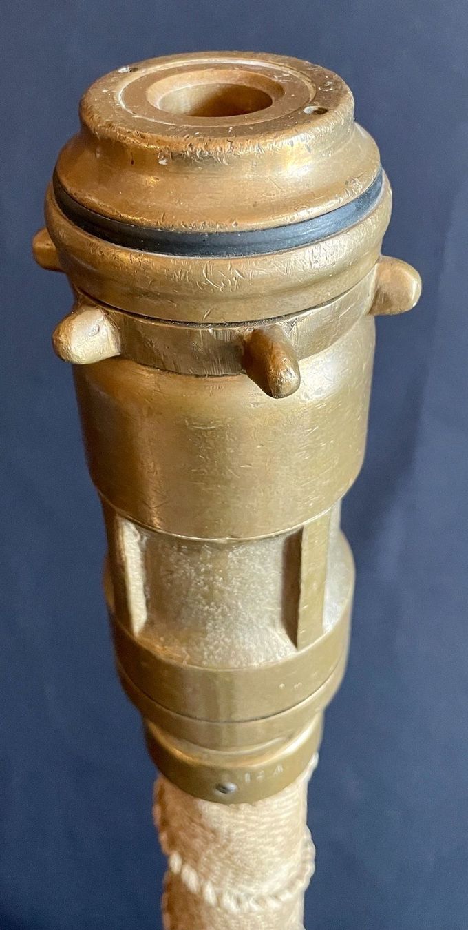 Portacandele: Strahlrohr aus Messing / Berufsfeuerwehr Antik – Usato da Bern venduto da Chraebu2 3