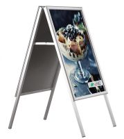 Kundenstopper A1–32MM A-BOARD Gehwegaufsteller Plakatständer