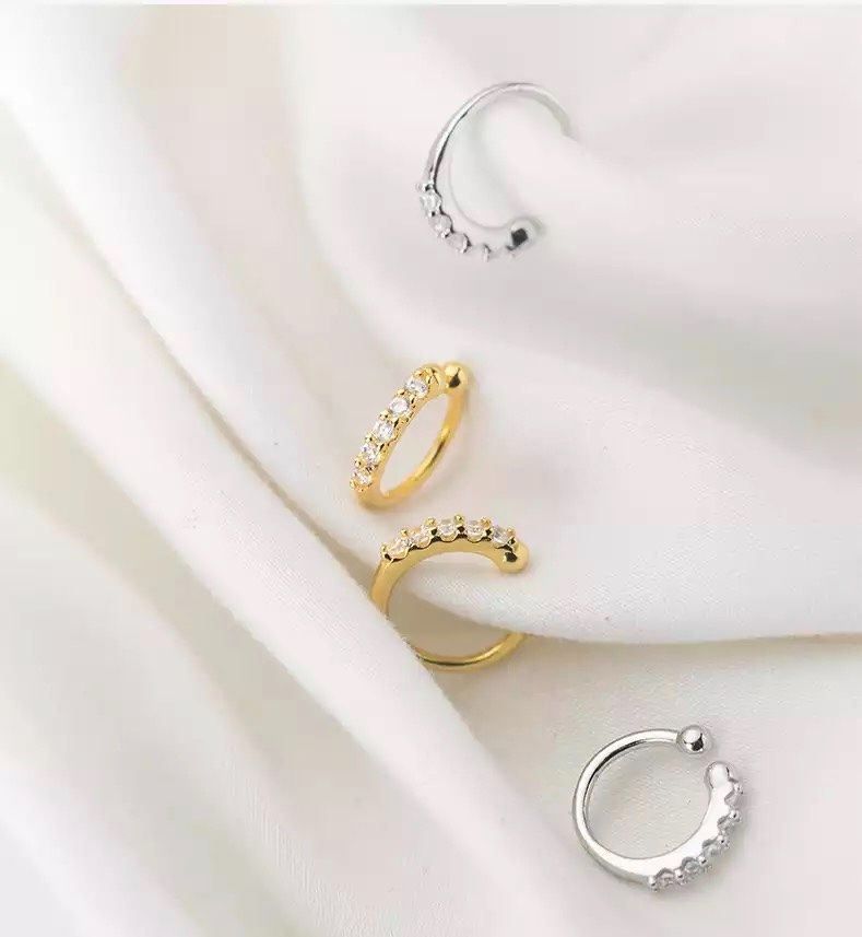 Orecchini pendenti & Orecchini a lobo: silber ear cuffs – Nuovo e nell'imballaggio originale da St. Gallen venduto da yatoot26 3
