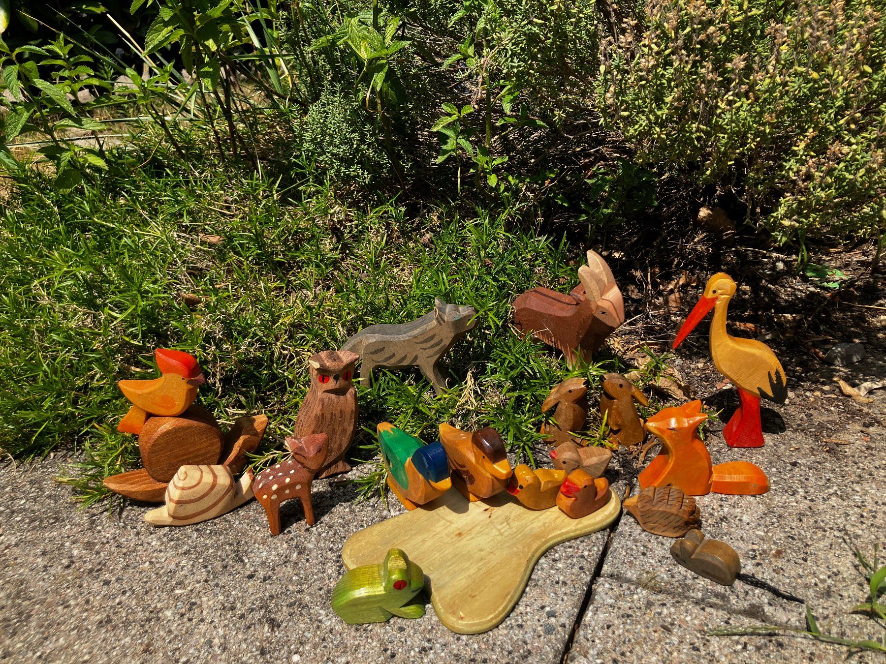 Ostheimer Giocattoli: Waldtiere-Set - Original Ostheimer Spielfiguren – Usato da Gockhausen venduto da log_j858