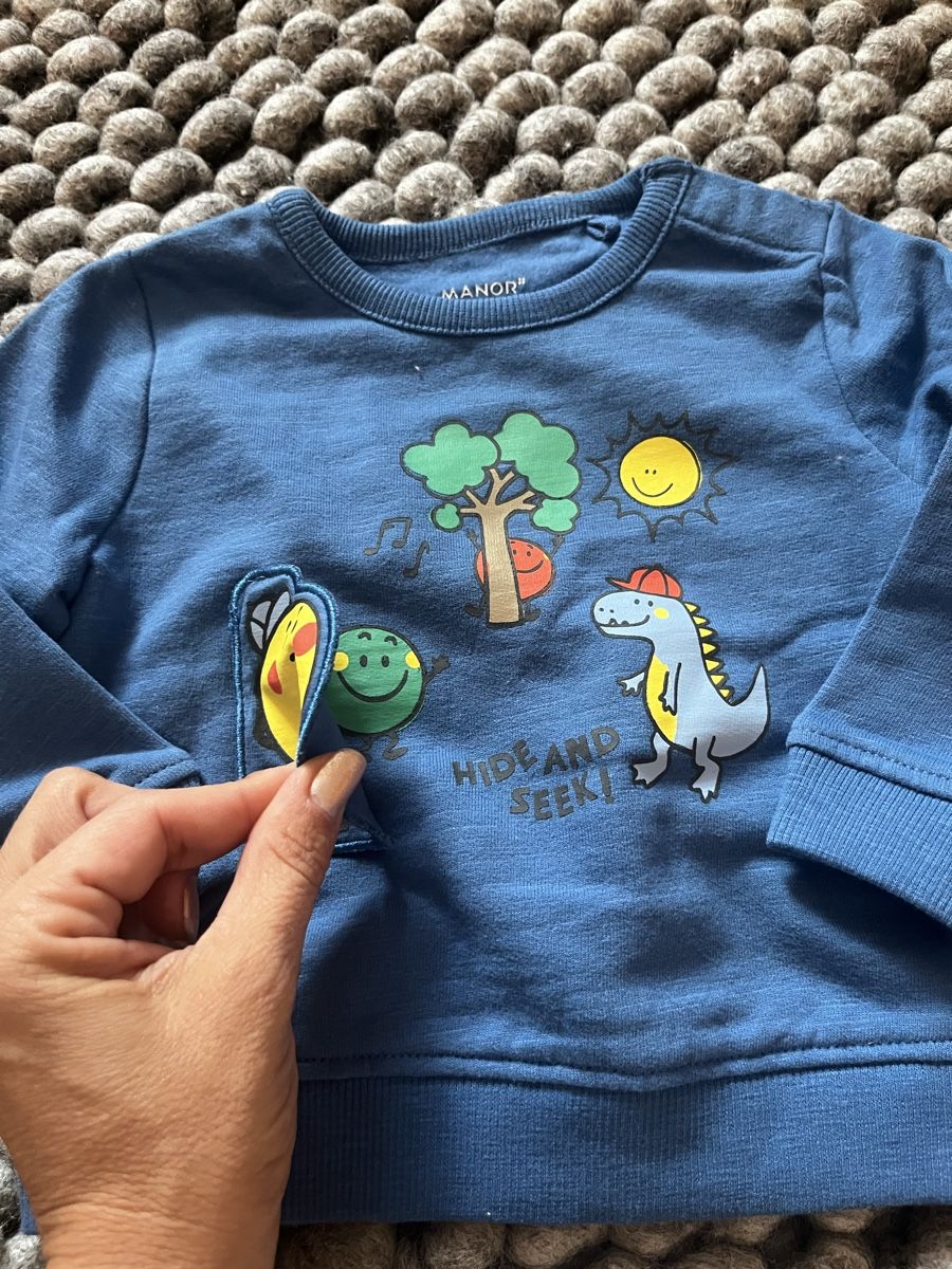 Maglioni & Felpe: Baby Pullover in blau Gr. 68 mit Entdeckermotiv – Nuovo (secondo la descrizione) da Horgen venduto da adrigas 1
