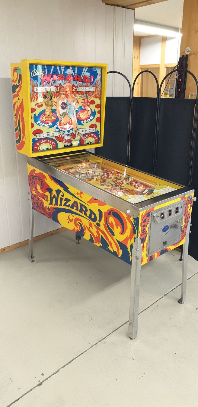 Flipperkästen: WIZARD Bally 1975 – Gebraucht aus Heiligenschwendi von Flipperbude