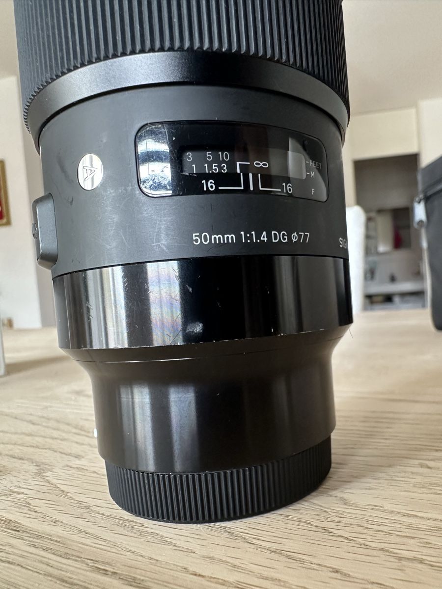 Sigma Objektive: Objectif Sigma 50mm F1.4 DG Art 77mm E-mount – Gebraucht aus Gland von ManRay11 4