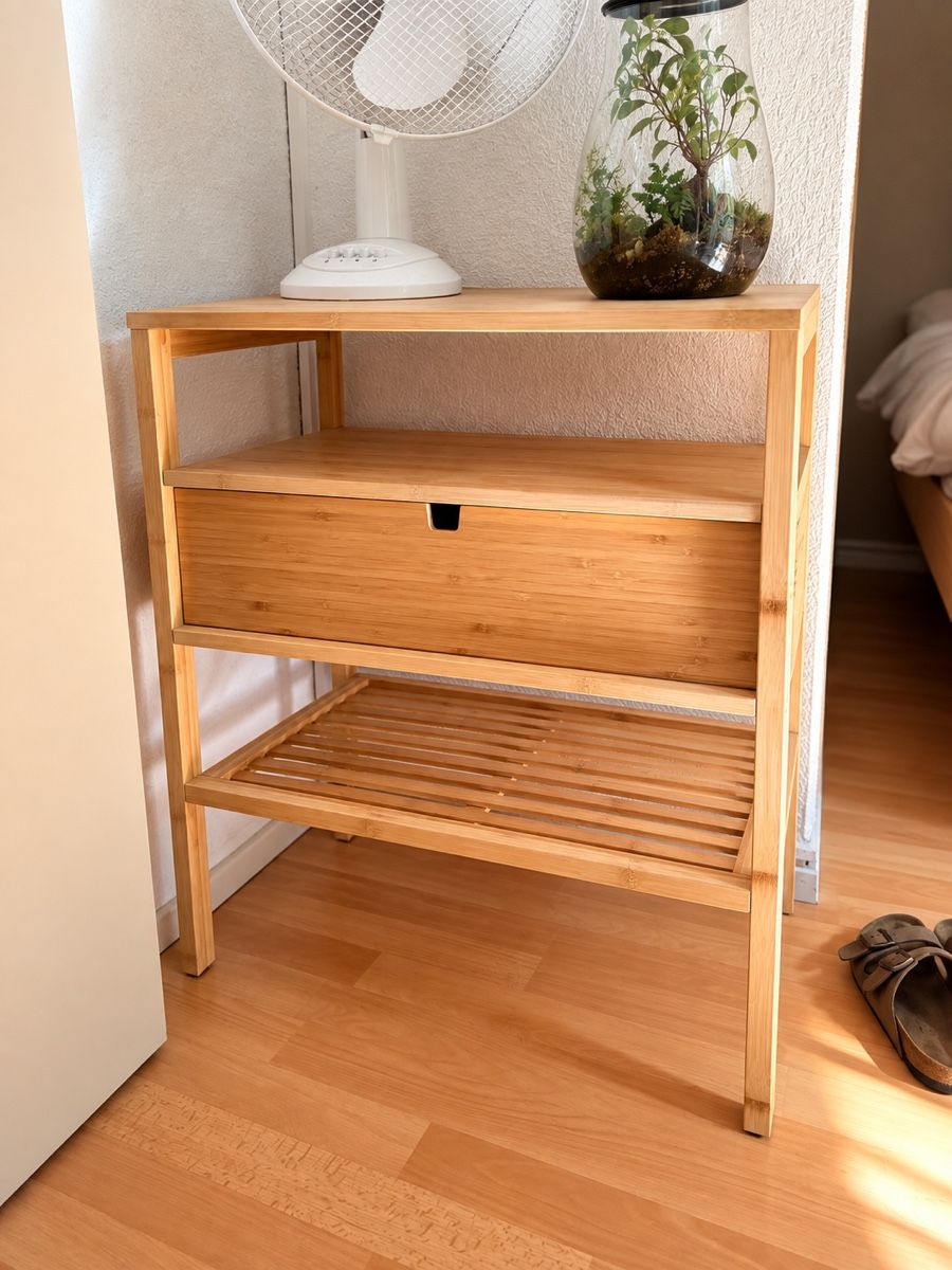 Scaffali: IKEA Bambusregal mit Schublade – Usato da Suhr venduto da Giuliettta
