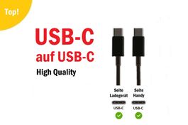 Lade-Kabel USB Typ-C - kompatibel iPhone Samsung Xiaomi Goog