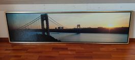 George Washington Bridge, NYC (Mario NOVAK) 49.5 x 202.5 cm