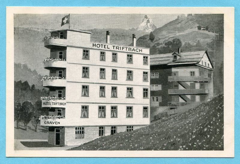 Cartoline postali: Zermatt - Hotel - Pension Triftbach-Graven – Nuovo (secondo la descrizione) da Opfikon venduto da Prophila