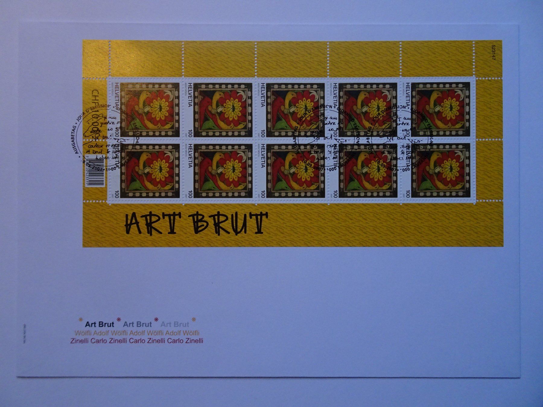 Tous les timbres: Grossbrief 2007 – Neuf (Voir description) à Aadorf par Chnorli-Furz