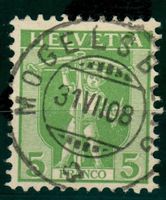 CH - Tellknabe - SBK Nr. 102 - Vollstempel Mogelsbach