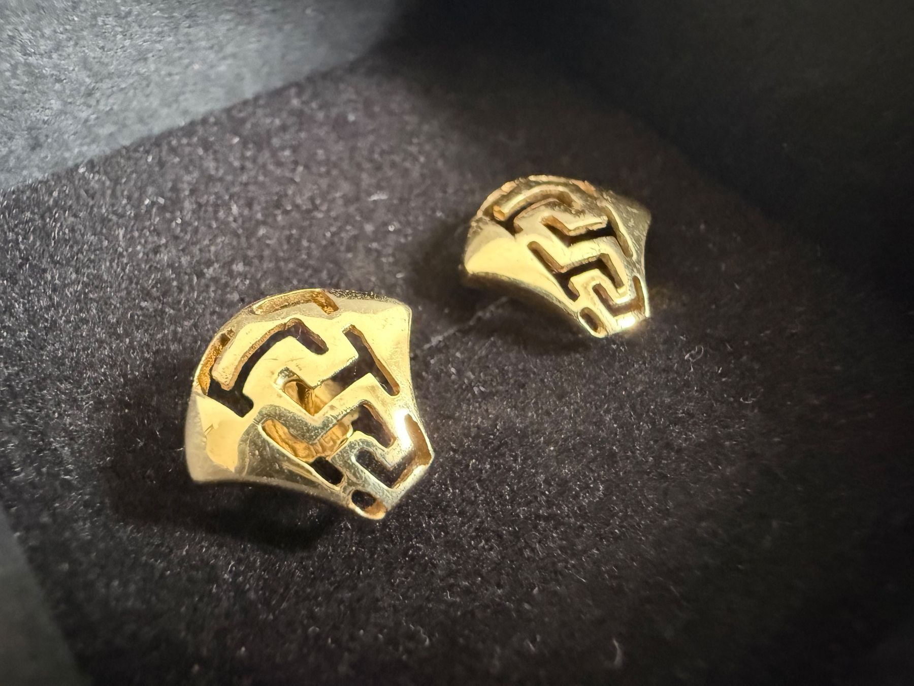 Orecchini pendenti & Orecchini a lobo: Gelbgold Ohrstecker 750, 18K – Usato da Spiegel b. Bern venduto da Rogger72 2