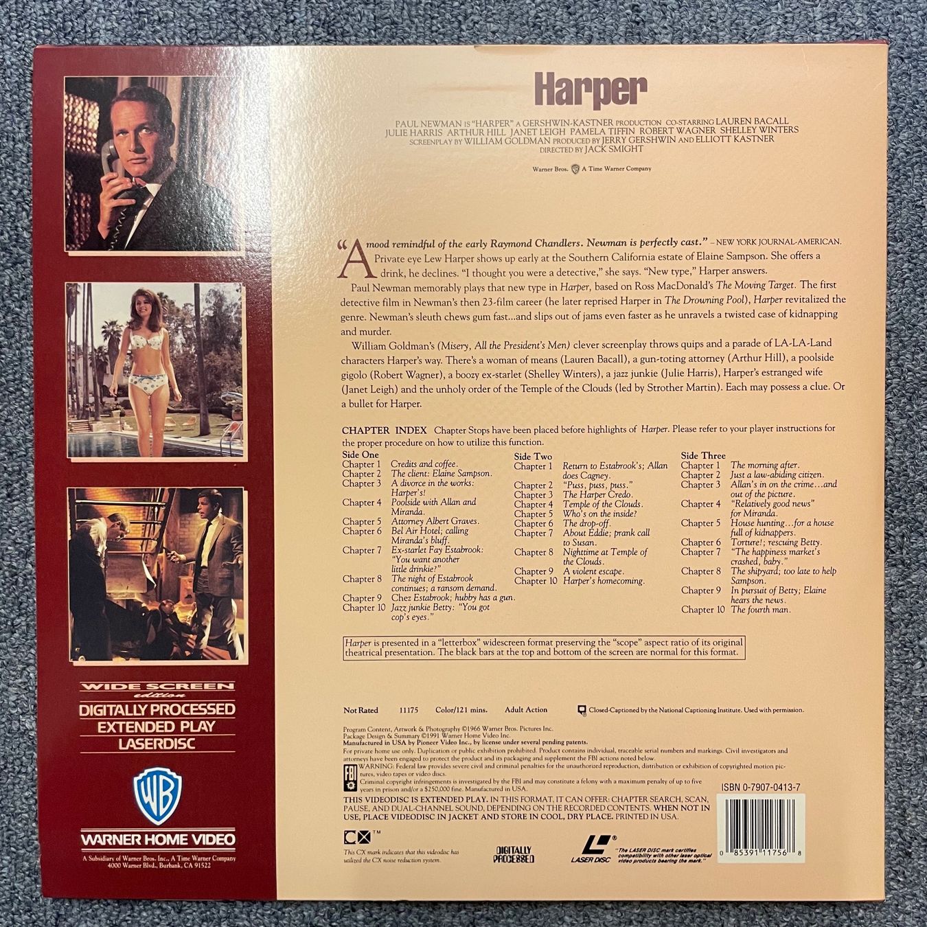 Alle DVDs: Paul Newman is Harper - LASER DISC -  Englisch Original – Gebraucht aus Stans von Brode 1