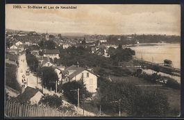St-Blaise, Panorama et Lac de Neuchâtel