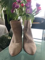 Wildlederstiefel Grau Gr 39 kaum getragen