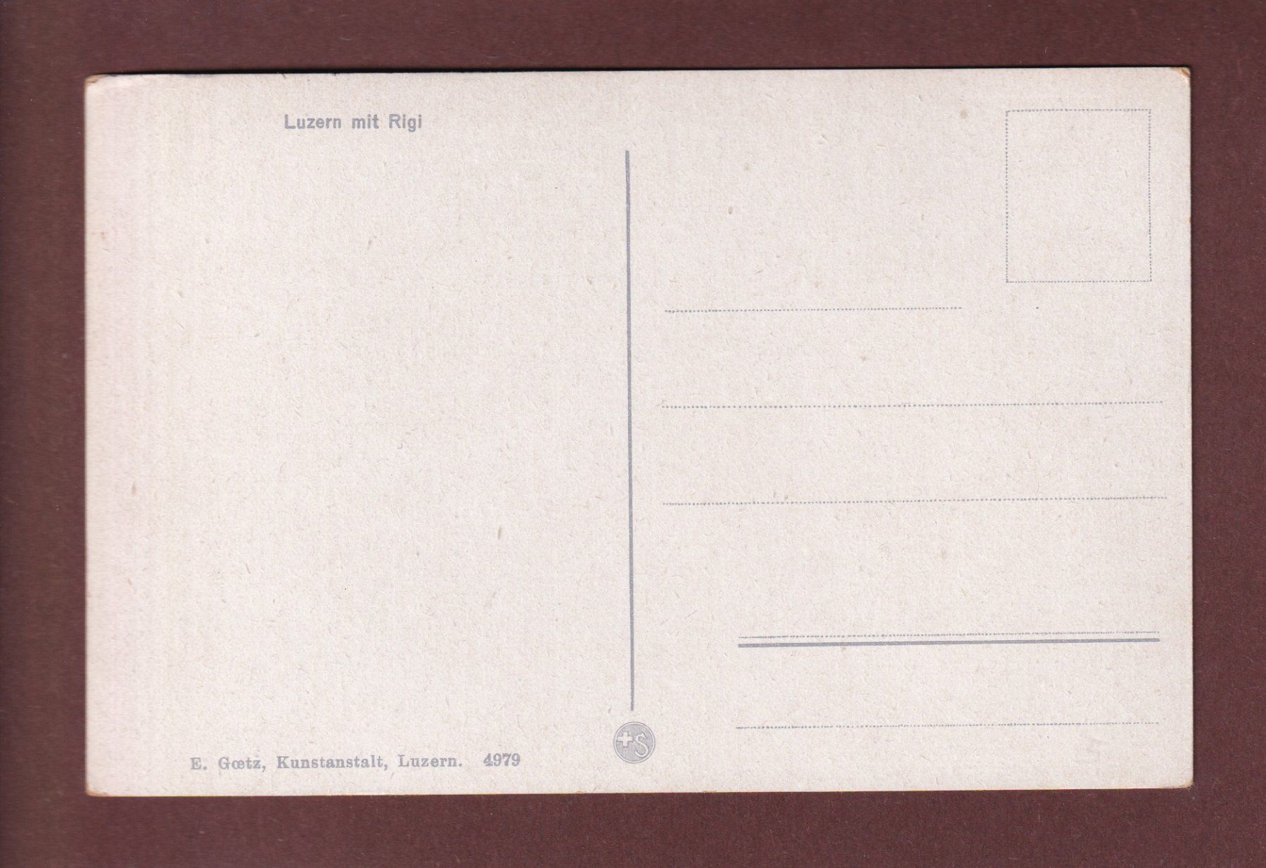 Cartes postales: LUZERN - Teil mit Hofkirche - Rigi – D'occasion à Pully par nicecards-shop 1