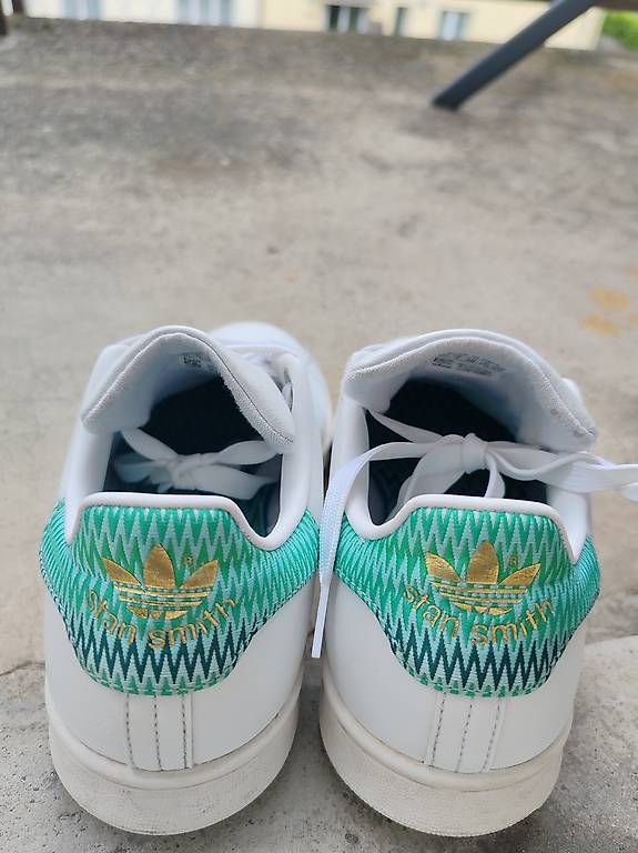 Chaussures hommes: adidas Stan Smith 'Cloud White Green' – D'occasion à Winterthur par rom_6cqd 3
