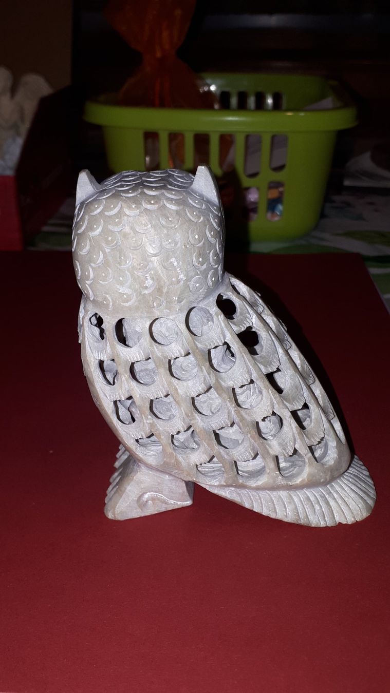 Statuette: Dekorative Stein Eule – Usato da Plagne venduto da Reticulum01 8