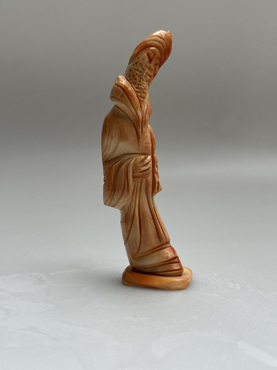 Statuette: Corallo Statuetta antica da collezione, Monaco – Usato da Genève venduto da GenevasWunderkammer 1